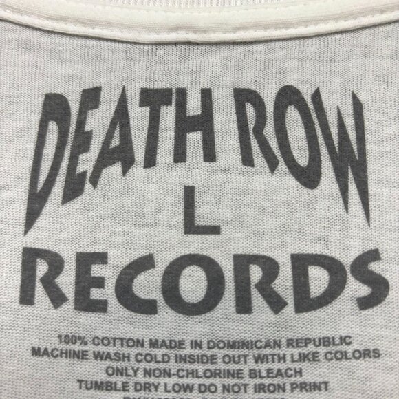 Death Row Records Electrical Chair Logo Hip-Hop T-Shirt Size Large - Picture 4 of 4